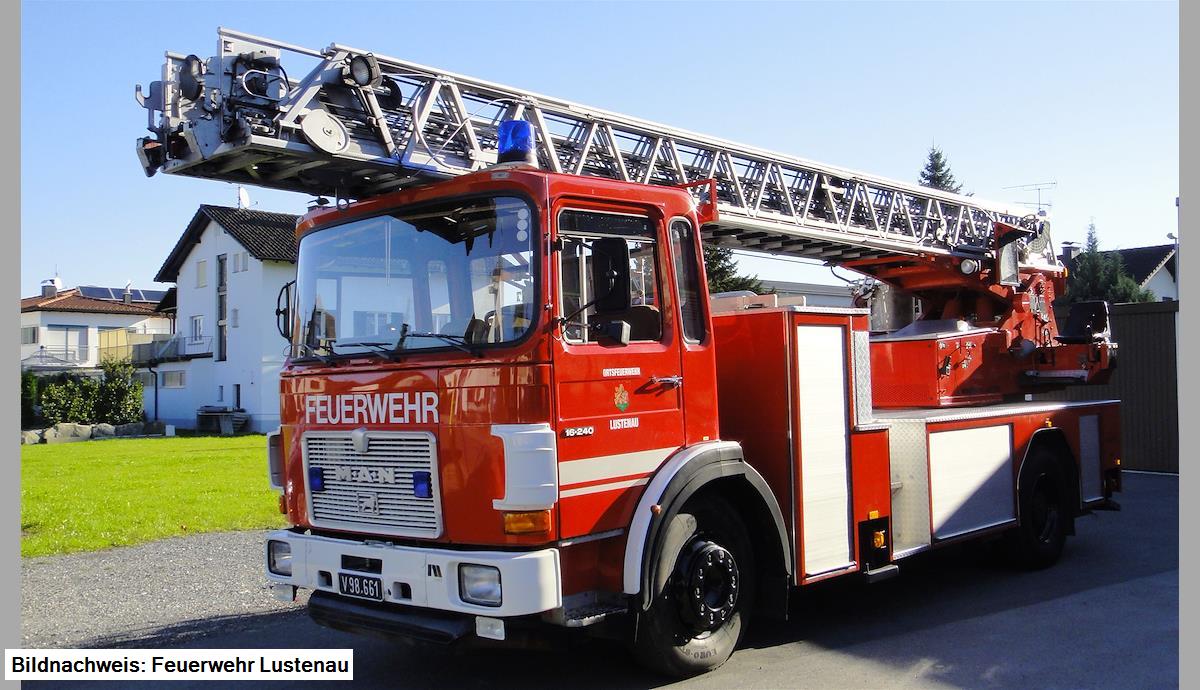 Aktuelles Abholung Unserer Alten Drehleiter Feuerwehr Lustenau